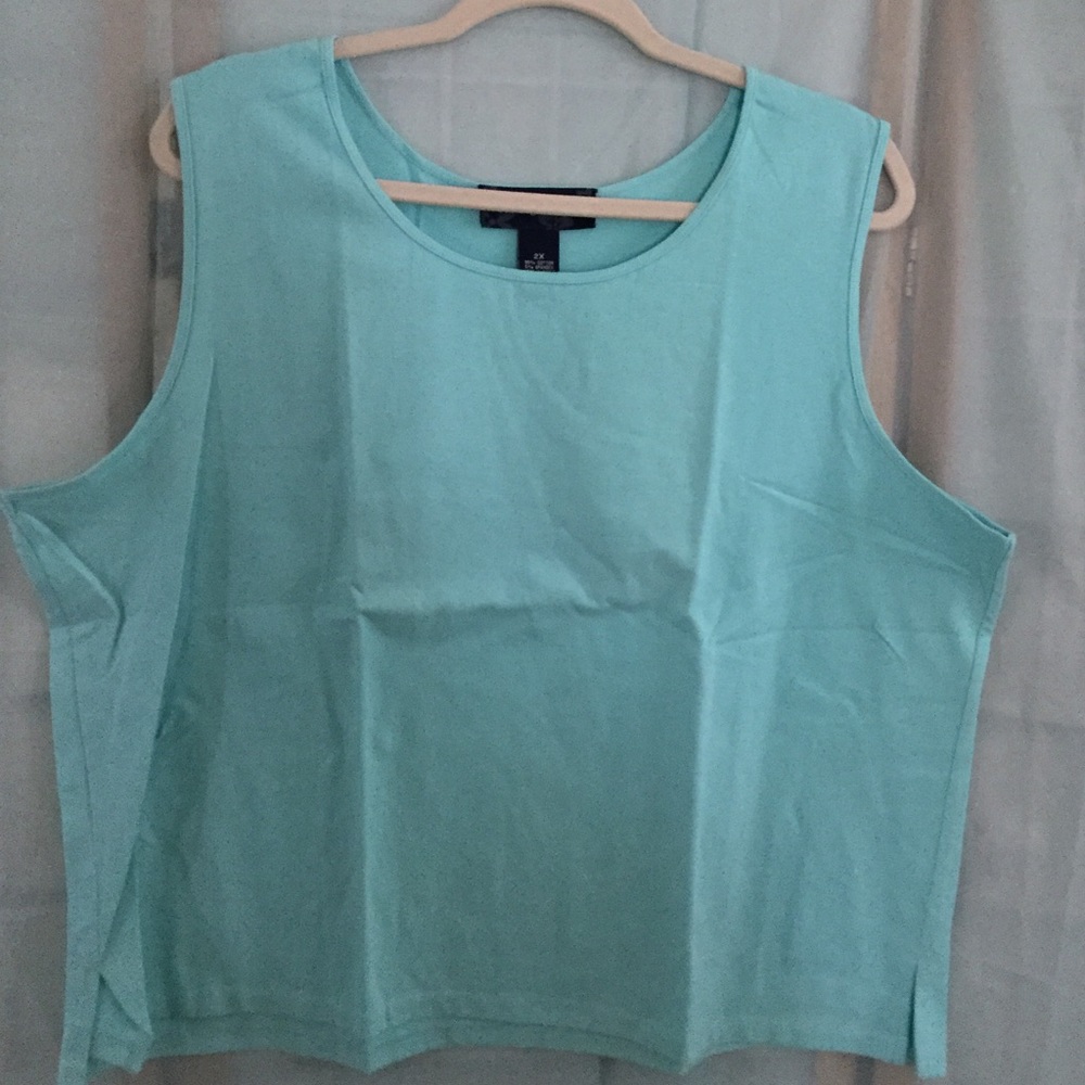 Susan Graver Sleeveless Tee  NWOT